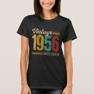 1956 Beste 67-jarige 67e verjaardag T-shirt