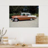 1956 Chevrolet Bel-Air 4 door Sedan Poster (Keuken)