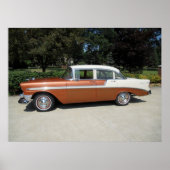 1956 Chevrolet Bel-Air 4 door Sedan Poster (Voorkant)