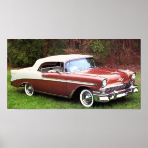 1956 Chevrolet Bel-Air Converteerbare Posters