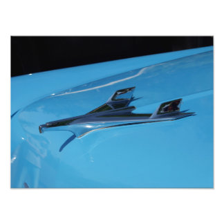 1956 Chevrolet Bel Air Hood Ornament Foto Afdruk
