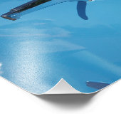 1956 Chevrolet Bel Air Hood Ornament Foto Afdruk (Hoek)