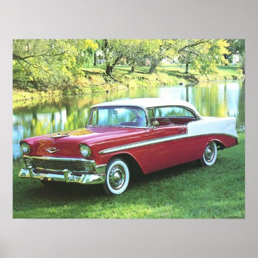1956 Chevrolet Bel-Air Poster (Voorkant)
