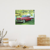 1956 Chevrolet Bel-Air Poster (Keuken)
