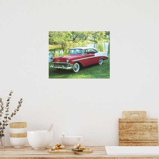 1956 Chevrolet Bel-Air Poster (Keuken)