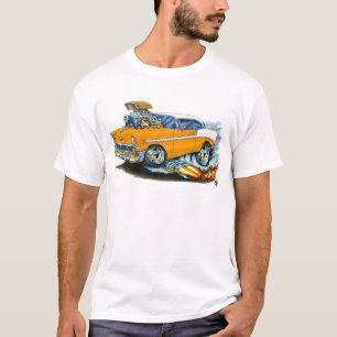 1956 Chevy 150-210 Oranje auto T-shirt