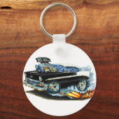 1956 Chevy 150-210 zwarte auto Sleutelhanger (Voorkant)