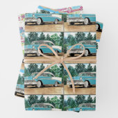 1956 Chevy Art Set Inpakpapier Vel (In situ)