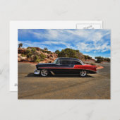 1956 chevy bel air street rod briefkaart (Voorkant / Achterkant)