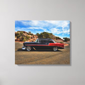 1956 chevy bel air street rod canvas afdruk (Voorkant)