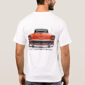 1956 CHEVY (FOTO INGENOMEN EN GEMAAKT DOOR JABER C T-SHIRT (Achterkant)