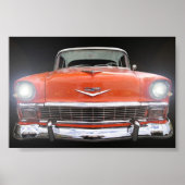 1956 CHEVY "LIGHTS ON" POSTER (Voorkant)