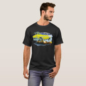 1956 Chevy Nomad Yellow Car T-shirt (Voorkant volledig)