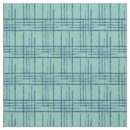 1956 Crosshatch Aqua Stof