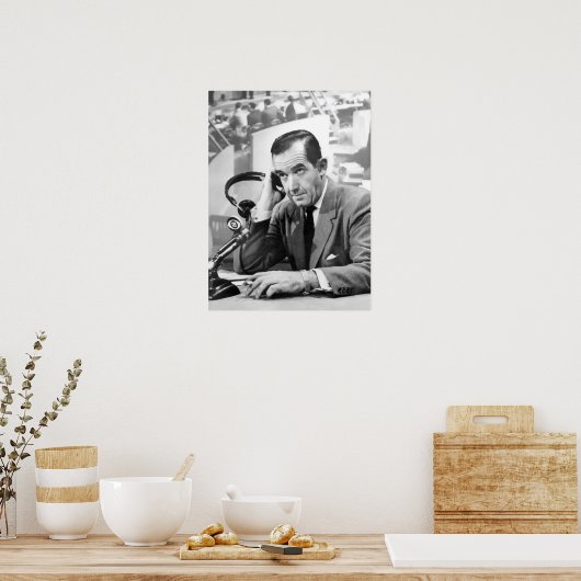 1956 EDWARD R. MURROW CBS POSTER (Keuken)