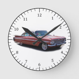 1956 impala met sluitvinnen ronde klok