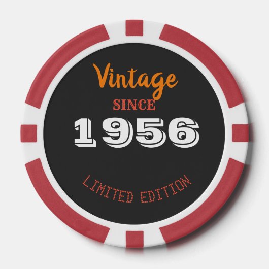  1956 Limited Edition Poker Chips – 70e (Voorkant)