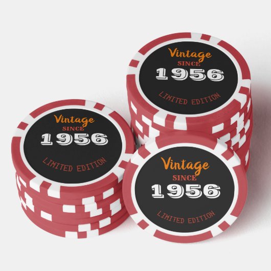 1956 Limited Edition Poker Chips – 70e (Opstapeling)