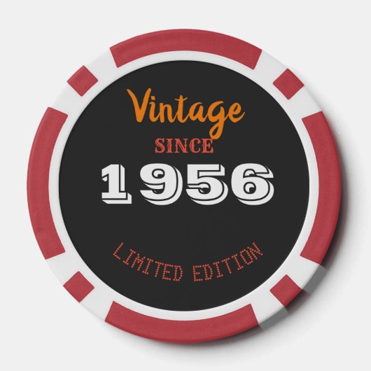  1956 Limited Edition Poker Chips – 70e (Achterkant)