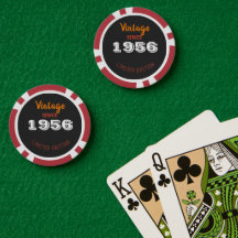1956 Limited Edition Poker Chips – 70e