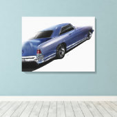 1956 Lincoln Continental Canvas Afdruk (Insitu (Houten vloer))