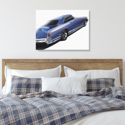 1956 Lincoln Continental Canvas Afdruk (Insitu (Slaapkamer))