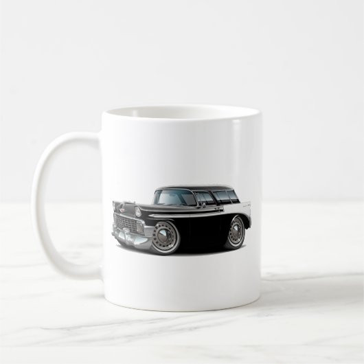 1956 Nomad Black-White-auto Koffiemok (Links)