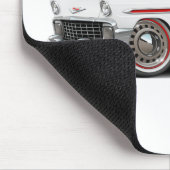 1956 Nomad White-Red Car Muismat (Hoek)