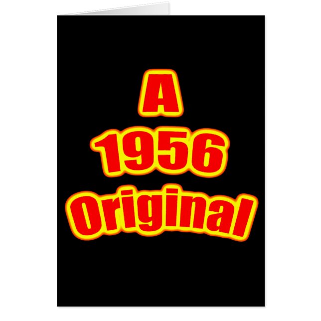 1956 Oorspronkelijk rood zwart (Voorkant)