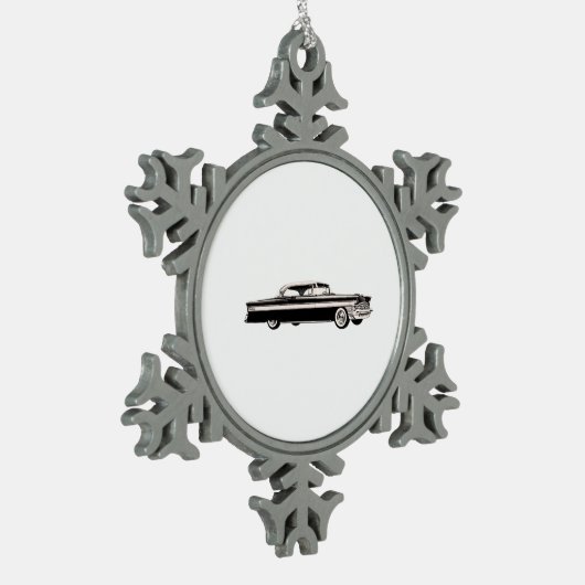 1956 Packard Clipper Tin Sneeuwvlok Ornament (Links)