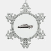 1956 Packard Clipper Tin Sneeuwvlok Ornament (Voorkant)