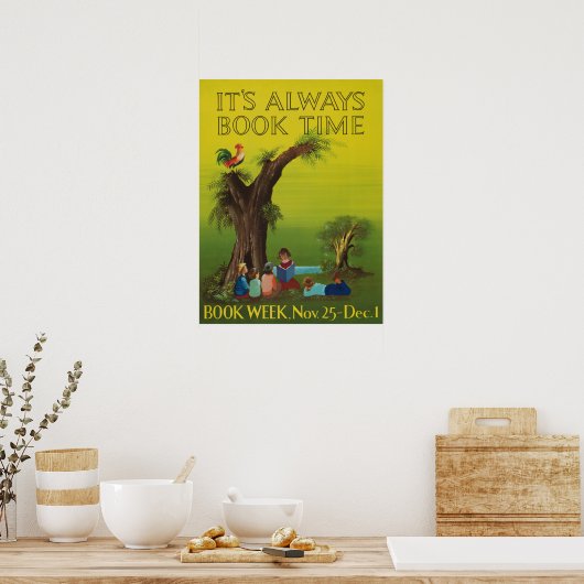 1956 Poster van de kinderboekweek (Keuken)