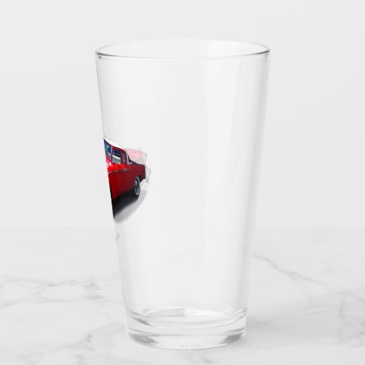 1956 Rood klassiek autoglas Glas (Links)