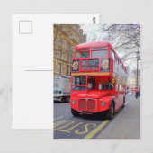 1956 Routemaster Bus, Londen Briefkaart Verenigd K (Voorkant / Achterkant)