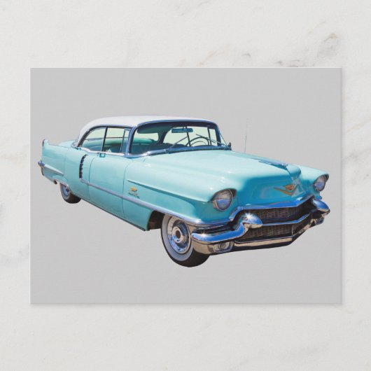 1956 Sedan Deville Cadillac Luxury Car Briefkaart (Voorkant)