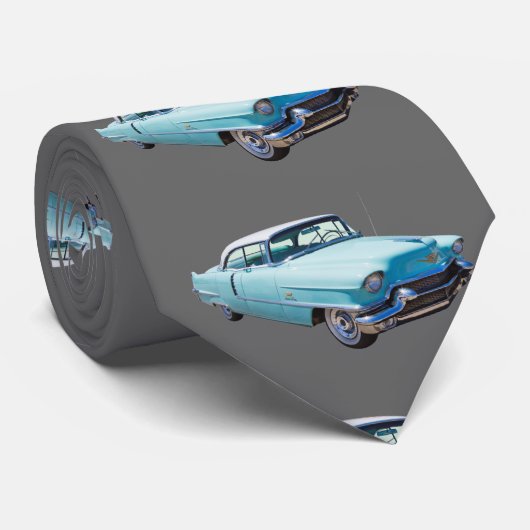 1956 Sedan Deville Cadillac Luxury Car Stropdas (Opgerold)