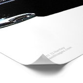 1956 T-BIRD CONVERTIBLE POSTER (Hoek)