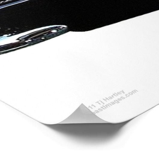 1956 T-BIRD CONVERTIBLE POSTER (Hoek)