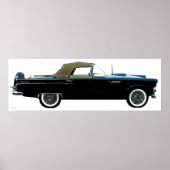 1956 T-BIRD CONVERTIBLE POSTER (Voorkant)