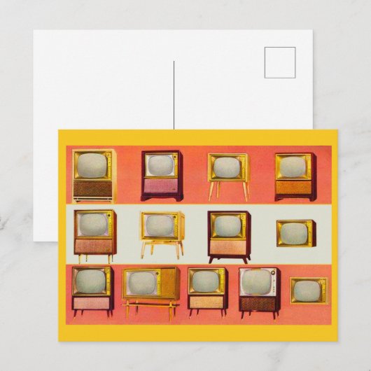 1956 televisietoestellen briefkaart (Voorkant / Achterkant)