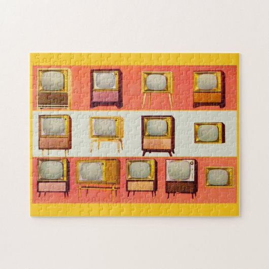 1956 televisietoestellen legpuzzel (Horizontaal)