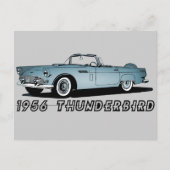 1956 Thunderbird Briefkaart (Voorkant)