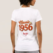 1956 Verjaardag T-Shirt Op Maat (Achterkant)