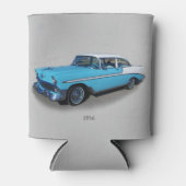 1956 zwarte en witte klassieke koelbox blikjeskoeler (Voorkant)