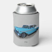 1956 zwarte en witte klassieke koelbox blikjeskoeler (Blikje Achterkant)