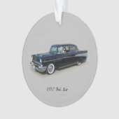1957 Bel Air 4 Deur acrylversiering Ornament (voorkant)