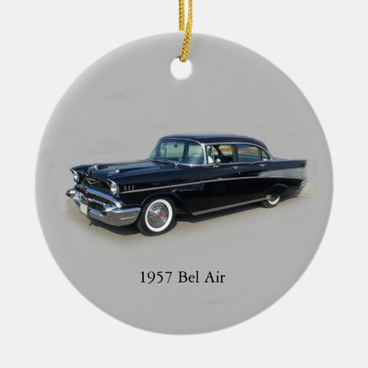 1957 Bel Air 4-deuropening Keramisch Ornament (Voorkant)