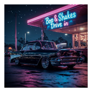 1957 Bel Air Perfect Poster