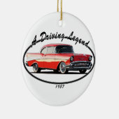 1957 BEL AIR RED KERAMISCH ORNAMENT (Rechts)
