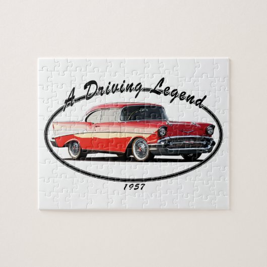 1957 BEL AIR RED LEGPUZZEL (Horizontaal)